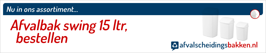 Afvalbak swing 15 ltr kopen