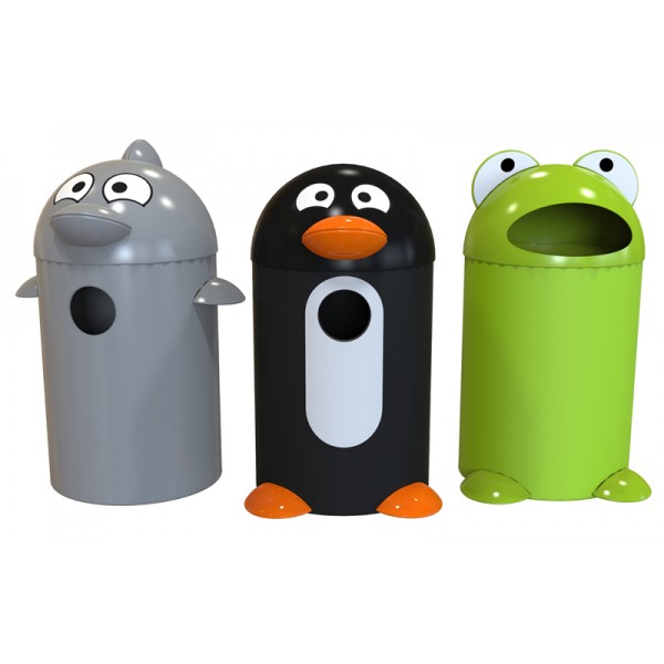 kolf omvang Mislukking Pinguin afvalbak 55 ltr - afvalcontainerkopen.nl